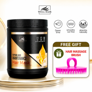 Well hair HAIR MASK Repair And Maintenance Frizz-Smoothing Deep Nourishing for Damaged Hair 1000ml WH-H002