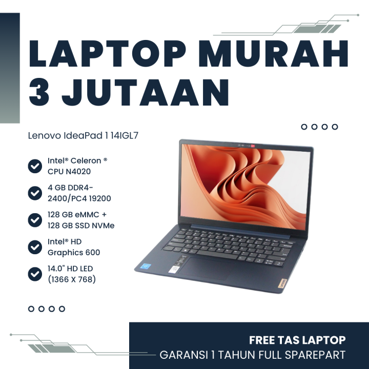 Laptop Kerja Desain Lenovo V15 G4 AMN [AMD Ryzen 7520U RAM