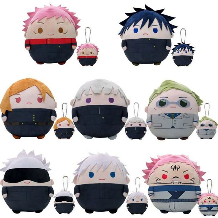 20cm Anime Jujutsu Kaisen Push Doll Satoru Gojo Itadori Yuji Fushiguro ...