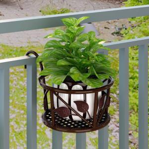 กระถางกลมแขวน กระถางแขวนผนัง กระถางต้นไม้แขวนผนัง ระเบียงขาตั้งดอกไม้  flower stand