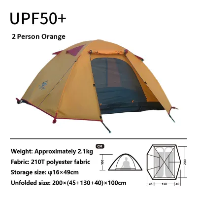 Blackpongo Camping Backpacking Tent Waterproof Hiking Sun Protection Aluminum alloy Breathable Easy Set Up