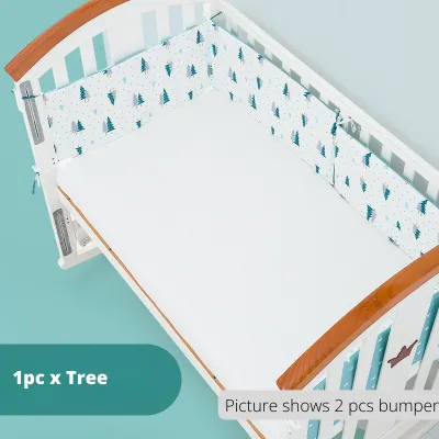 120cm/130cm Baby Cot Crib Bumper Cotton Baby Bedding Infant Bed Guard Around Protection Newborn