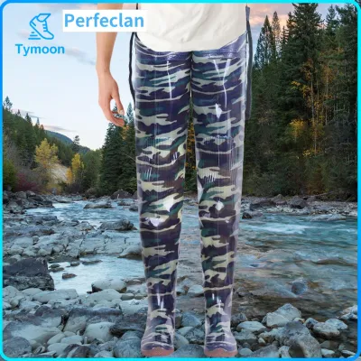 Fishing Waders Thigh Waders with Anti Skid Boots Water Resistant Wading Pants for Agriculture Work Gardening Hiking Hunting