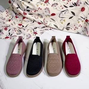WomenS Lightweight Breathable Soft-Soled Non-Slip  Mesh Shoes Flat Casual Shoes For Middle-Aged And Elderly Women Mom Shoes
