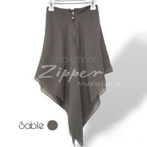 Kerudung Zipper Polos Terbaru Hijab Instan Terlaris Jilbab Simple Mate FineHycon By Arsyana Esklusif