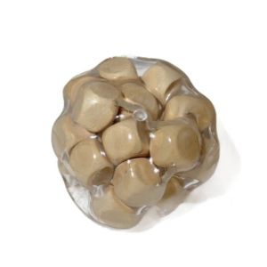 MUSASI Stress Relief Wooden Squeeze Ball Moldable Pinch Decompression Toy 3D Fidget Pinch Toy Kids