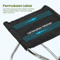 Kursi Lipat Mini Portable dengan pouch untuk Camping Mancing outdoor MultiFungsi. 