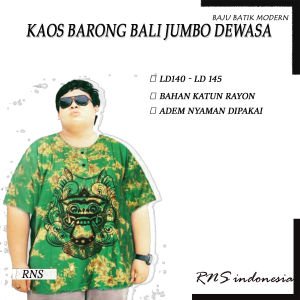 Baju Barong Bali SUPER JUMBO XXXL - Kaos Pantai Baju Santai BIG Size