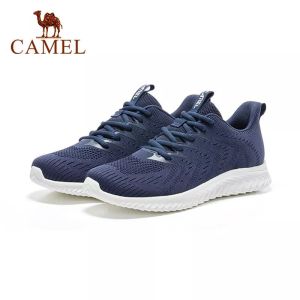 Cameljeans Summer Autumn Fitness Lightweight Jogging Shoes Mesh Breathable Soft Bottom Shock Absorbing Running Shoes For Men