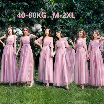 Lazada pink dress best sale