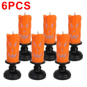 【🔥Halloween hot】Flameless LED Candle Lights Battery Operated LED Electronic Wishing Tealight Halloween Christmas Party Table Decoration Lighting