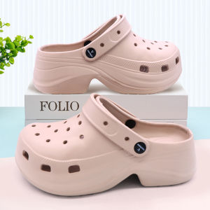 SIMWOOD Sandal Baim Wanita Kekinian Sandal Jelly Baim Wedges Sandal Baim Fuji Dewasa Wedges EVA