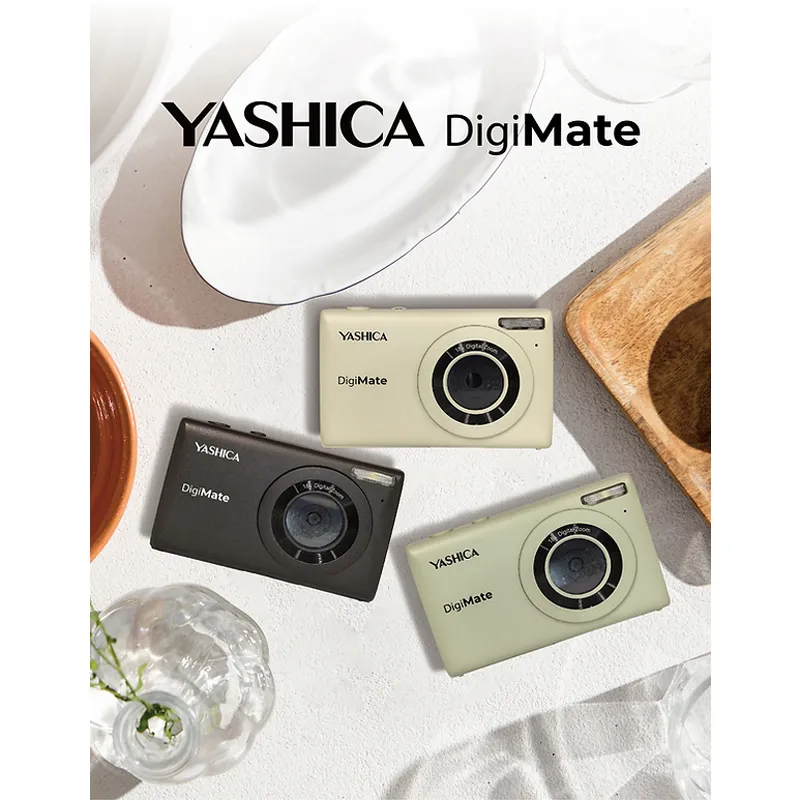 YASHICA DigiMate 64mp Compact Digital Camera 18x Zoom/ 4k Digital
