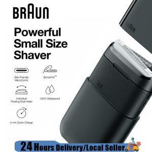 [😀SG Ready Stock]Braun Series X M1012 Shaver Mini Rechargeable Mobile Travel Size Wet & Dry