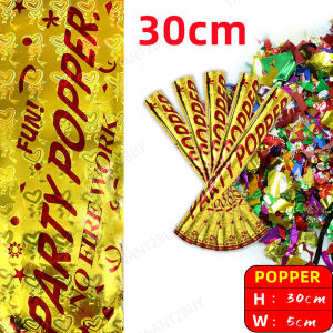 Party Popper Pop Paper Confetti Birthday Wedding Graduation Decoration Celebration Mini Hand Twisted Firework Tube 派对礼炮