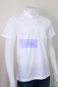 Jamsmo  เสื้อโปโลสีขาว เสื้อสีขาว เสื้อทำงาน เสื้อสุภาพ เนื้อผ้าใส่สบาย ไม่เป็นขุย
