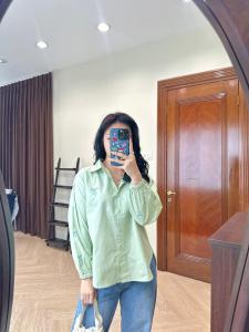 SJM KEMEJA RIBBON BORDIR PITA BAHAN KATUN POPLIN LENGAN PANJANG KARET CUTIE 82566