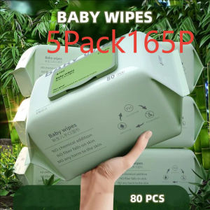 5Pack Hypoallergenic and Unscented Baby Wipes 100% water-based wipes Fresh Scented Baby Wipe
