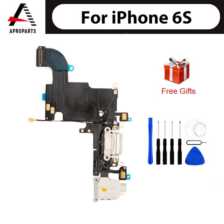 Porta Di Ricarica Flex Con Jack Cuffie E Microfono Per IPhone XS Max, Nero, Ricambio Nuovo