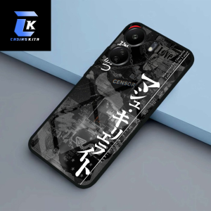 Case Xiaomi Poco C65 Motif ART JPN - Softcase Glass Premium Kaca - Casing Redmi 13C (CKC6513C005)