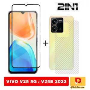 PROMO PAKET 2 IN 1 Tempered Glass VIVO Y17S 2023 / VIVO V25 5G / VIVO V25E 2022 Anti Gores Kaca Screen Protector