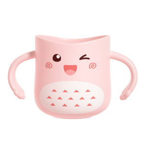 Cốc đựng bàn chải đánh răng cho bé bằng silicon cốc đựng nước súc miệng có tay cầm đôi cấp thực phẩm chống trơn trượt và chống rơi