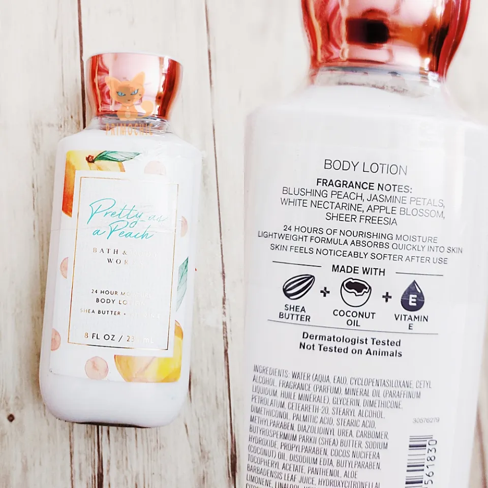 Bath Body Works Pretty As A Peach Fragrance Mist Body Lotion