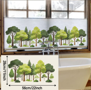 Flower and Butterfly Wall Sticker 60x60cm – Colorful Floral Garden Design Waterproof Oil-Proof Removable Vinyl Decal for Kitchen Backsplash Living Room Bedroom Nursery Easy to Apply & Clean DIY Home Decoration Mural (Local Seller Fast Delivery)