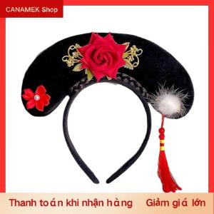 CS Cổ điển Hanfu sườn xám phụ kiện Hoop tóc Tòa Án Hoàng Gia Cổ Đại Nữ Hoàng công chúa Headband headdress