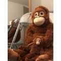Boneka Monkey IKEA Boneka orang hutan tinggi 50 cm bahan bulu halusSNI. 