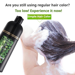 Black Sidekick Leaf Non-Irritating Hair Dyeing Shampoo
