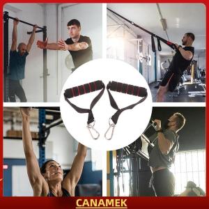 Miễn phí vận chuyển✨ D-ring kim loại phòng tập thể dục xử lý Grip Workout Heavy Duty Cáp máy xử lý với Hook cho yoga tập thể dục Workout Power Bands phòng tập thể dục