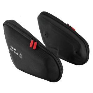 Motorcycle Tool Storage Bag Oversized Compartment Weatherproof Nylon Fabric Anti Scratch Easy Mounting For Roadside Maintenance