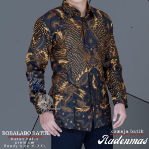 Baju Batik Pria | Kemeja Batik Panjang Lapis Furing | Batik Panjang Pria Katun Premium