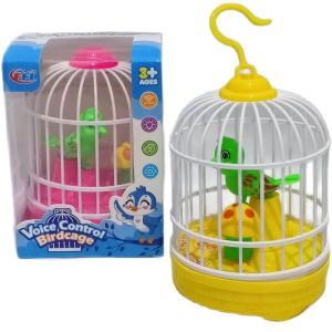 COD MAINAN BURUNG SANGKAR BURUNG BERKICAU ADA LAGU ADA MUSIK ADA LAMPU LOVE BIRD VIOICE CONTROL / MAINAN ANAK BURUNG DALAM SANGKAR / MAINAN BURUNG BATERAI
