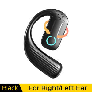 Open Wireless Bluetooth Earphones 180 Rotatable Adjustable Left and Right Ear Earphones Touch control for Driving Sport