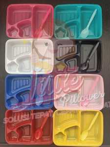 (ISI 25PCS) MIKA BENTO BINTANG PLUS SENDOK