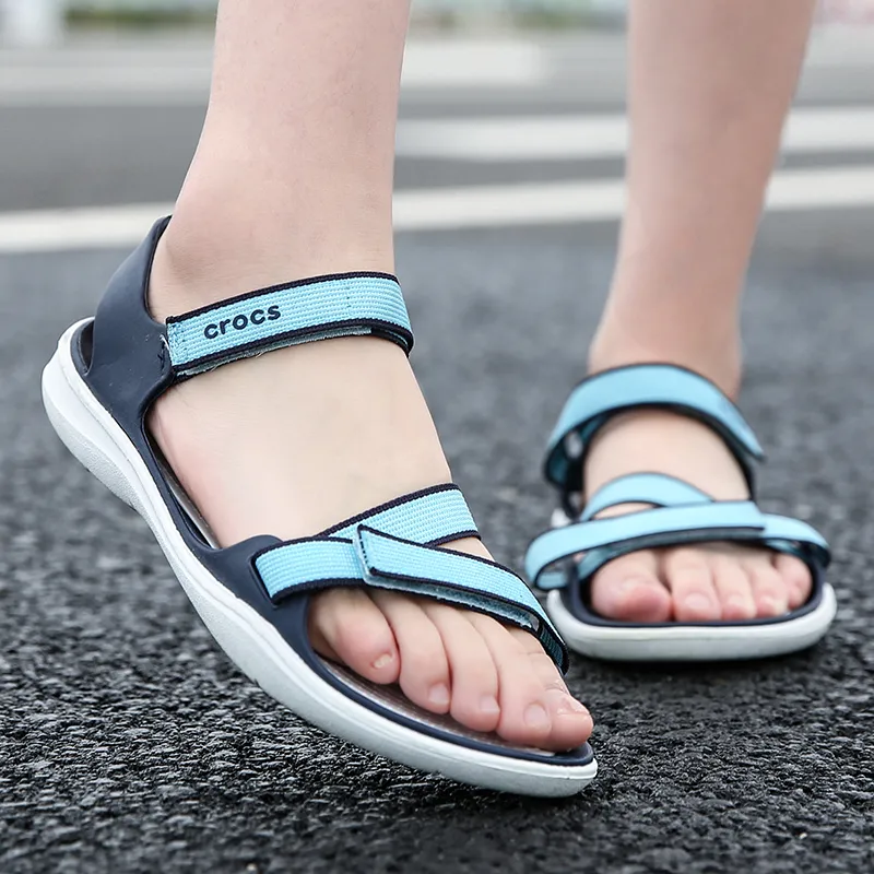 Two strap deals flat sandals