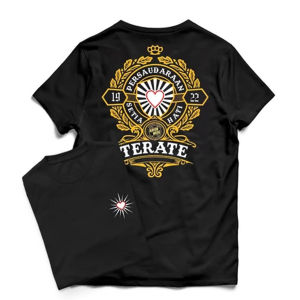 JACKCUSTOMT-shirt KAOS DEWASA HATI BERSINAR TERATE PSHT TEBAL 24S