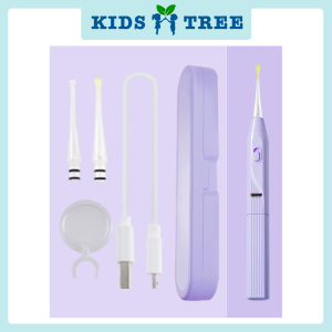 Baby Earpick Ear Cleaner Extractor LED FlashLight Ear Cleaner Earwax Remover Kids Adult Ear Care Curette