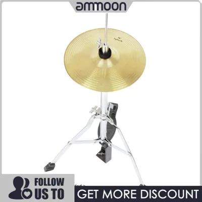 ammoon Sunydog 18 inch Brass Alloy Crash Ride Hi Hat Cymbal for Drum Set 16 Cymbal Brass Alloy Suit for Beginner Drum Set (10 )