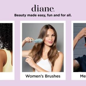 Diane Hand Mirror – Double-Sided 1X and 3X Magnification Lightweight Portable Handheld Mirror with Handle Ideal for Makeup Shaving & Everyday Beauty Compact Size for Travel & Gym – 6" Diameter