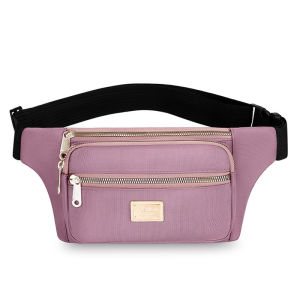 3 Layers Oxford Cloth Crossbody Bag Wais Bag Single-shoulder Bag Waterproof Durable for Women