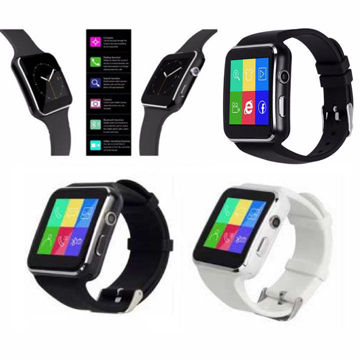 Đồng Hồ Thông Minh Smart Watch X6 Màn Hình Cong Cao cấp, Thiết Kế