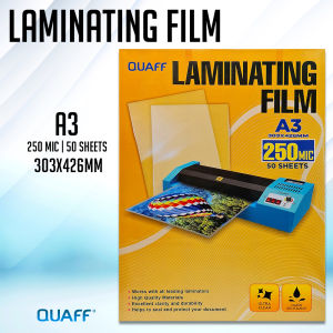 Linework - QUAFF Laminating Film Hot Lamination Process 125micron & 250micron / A3 Size
