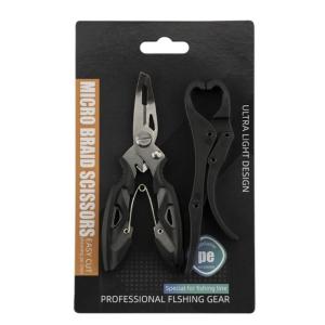 Xách Tay Nhỏ Kìm đi câu Kéo Cắt cước câu cá Kẹp Cá Lip Gripper dụng cụ tháo móc cước câu cá máy cắt dây Dễ Dàng Sử Dụng