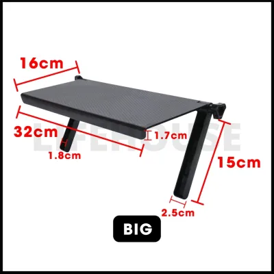 Adjustable Screen Top Shelf TV Organizer Holder Rack Desktop TV Box Storage Bracket Atas tv Rak Wifi Rak Letak Remote