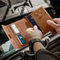 SPIGEN Passport Holder / Passport Cover with RFID Blocking Technology, SIM Card Pin Included / Passport Wallet / Travel Documents Organizer. 