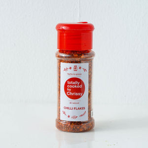 Chilli flakes Totally Cooked by Chrissy 30g Spicy Natural No preservatives No Colouring Convenient Flip Bottle
