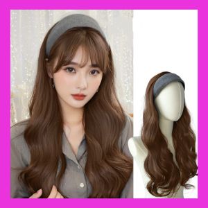 (HOẢ TỐC TẶNG LƯỚI) Băng đô cài tóc giả nguyên đầu Cài bính tóc giả nguyên đầu